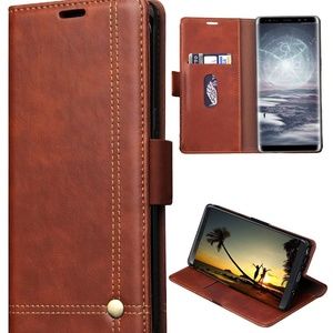 Galaxy Note 8 Wallet Case, Slim Folio Book Cover